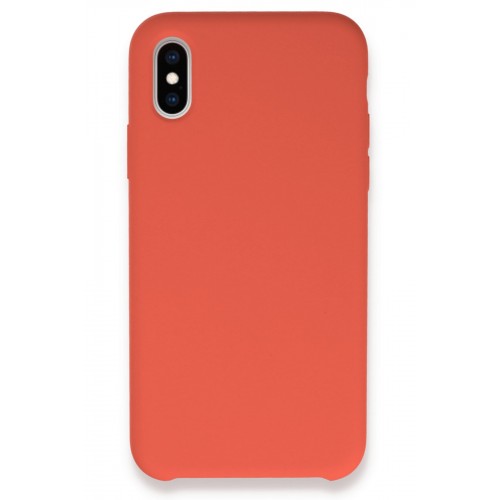 Newface iPhone XS Max Kılıf Lansman Legant Silikon - Turuncu