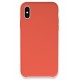 Newface iPhone XS Max Kılıf Lansman Legant Silikon - Turuncu