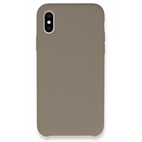 Newface iPhone XS Max Kılıf Lansman Legant Silikon - Bej