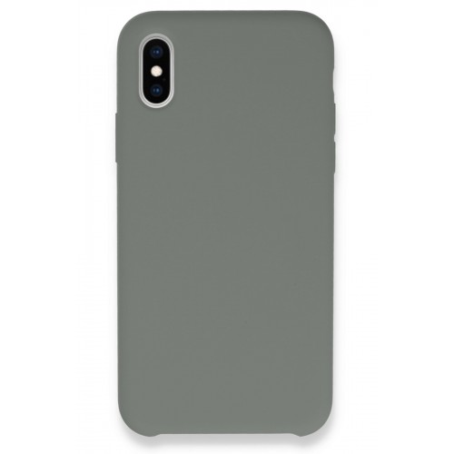 Newface iPhone XS Max Kılıf Lansman Legant Silikon - Gri