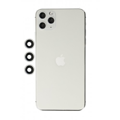 Newface iPhone 11 Pro Max Shine Kamera Lens - Gümüş Newface iPhone 11 Pro Max Shine Kamera Lens - Gümüş