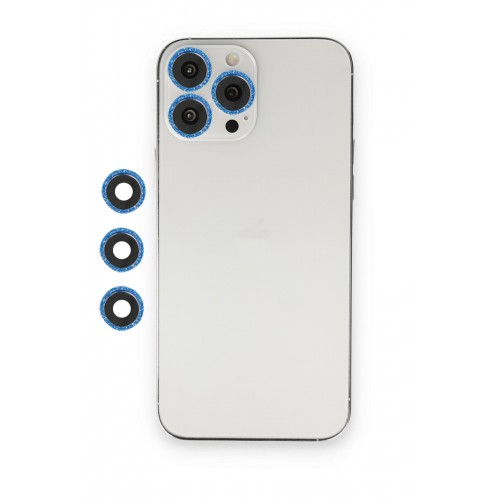 Newface iPhone 12 Pro Shine Kamera Lens - Mavi Newface iPhone 12 Pro Shine Kamera Lens - Mavi