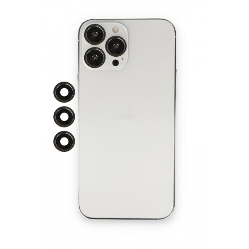 Newface iPhone 12 Pro Max Shine Kamera Lens - Siyah Newface iPhone 12 Pro Max Shine Kamera Lens - Siyah