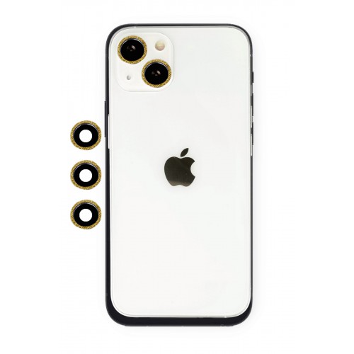 Newface iPhone 13 Mini Shine Kamera Lens - Gold Newface iPhone 13 Mini Shine Kamera Lens - Gold