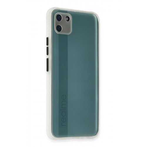 Newface Realme C11 Kılıf Miami Şeffaf Silikon  - Şeffaf