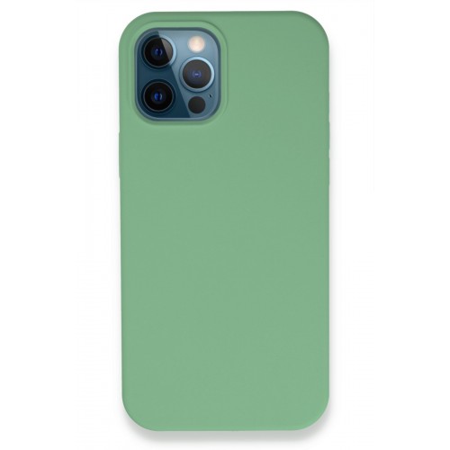 Newface iPhone 12 Pro Kılıf Lansman Legant Silikon - Yeşil