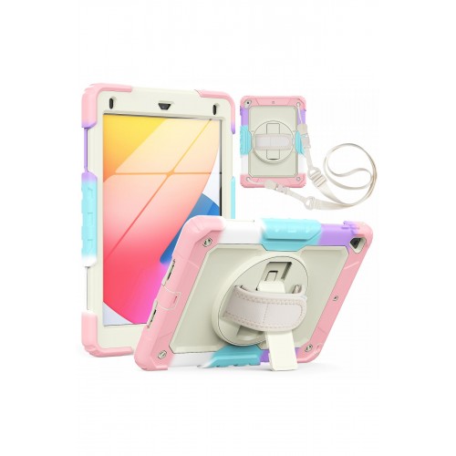 Newface iPad 9.7 (2017) Kılıf Tablet Rainbow Kapak - Pembe Newface iPad 9.7 (2017) Kılıf Tablet Rainbow Kapak - Pembe