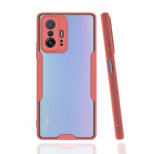 Newface Xiaomi Mi 11T Pro Kılıf Platin Silikon - Pembe