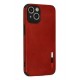 Newface iPhone 13 Kılıf Loop Deri Silikon - Kırmızı Newface iPhone 13 Kılıf Loop Deri Silikon - Kırmızı