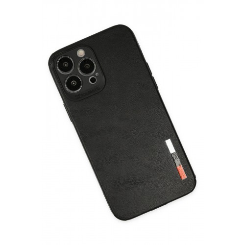 Newface iPhone 13 Pro Kılıf Loop Deri Silikon - Siyah Newface iPhone 13 Pro Kılıf Loop Deri Silikon - Siyah