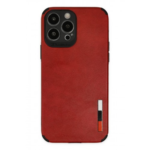 Newface iPhone 13 Pro Kılıf Loop Deri Silikon - Kırmızı Newface iPhone 13 Pro Kılıf Loop Deri Silikon - Kırmızı
