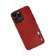 Newface iPhone 13 Pro Kılıf Loop Deri Silikon - Kırmızı Newface iPhone 13 Pro Kılıf Loop Deri Silikon - Kırmızı