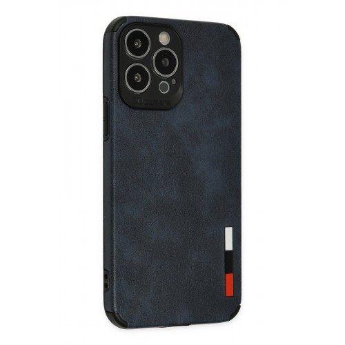 Newface iPhone 13 Pro Max Kılıf Loop Deri Silikon - Lacivert Newface iPhone 13 Pro Max Kılıf Loop Deri Silikon - Lacivert