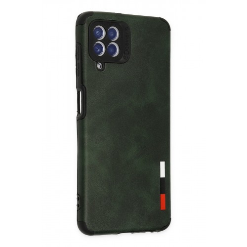 Newface Samsung Galaxy A22 Kılıf Loop Deri Silikon - Yeşil Newface Samsung Galaxy A22 Kılıf Loop Deri Silikon - Yeşil