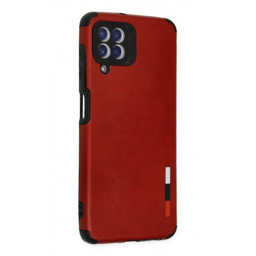 Newface Samsung Galaxy M32 Kılıf Loop Deri Silikon - Kırmızı Newface Samsung Galaxy M32 Kılıf Loop Deri Silikon - Kırmızı