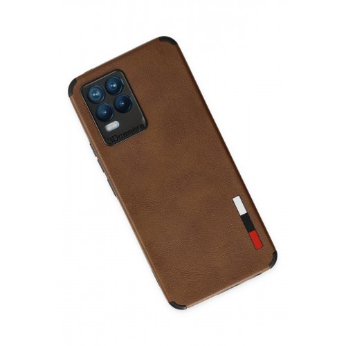 Newface Realme 8 Pro Kılıf Loop Deri Silikon - Kahverengi Newface Realme 8 Pro Kılıf Loop Deri Silikon - Kahverengi