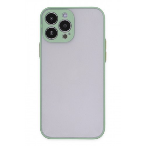 Newface iPhone 13 Pro Max Kılıf Montreal Silikon Kapak - Turkuaz