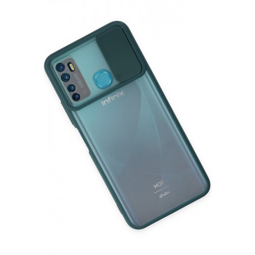 Newface İnfinix Hot 9 Kılıf Palm Buzlu Kamera Sürgülü Silikon - Yeşil Newface İnfinix Hot 9 Kılıf Palm Buzlu Kamera Sürgülü Silikon - Yeşil