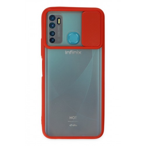 Newface İnfinix Hot 9 Kılıf Palm Buzlu Kamera Sürgülü Silikon - Kırmızı Newface İnfinix Hot 9 Kılıf Palm Buzlu Kamera Sürgülü Silikon - Kırmızı