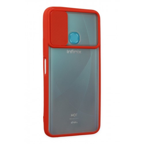 Newface İnfinix Hot 9 Kılıf Palm Buzlu Kamera Sürgülü Silikon - Kırmızı Newface İnfinix Hot 9 Kılıf Palm Buzlu Kamera Sürgülü Silikon - Kırmızı