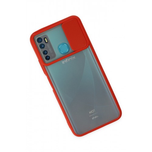 Newface İnfinix Hot 9 Kılıf Palm Buzlu Kamera Sürgülü Silikon - Kırmızı Newface İnfinix Hot 9 Kılıf Palm Buzlu Kamera Sürgülü Silikon - Kırmızı