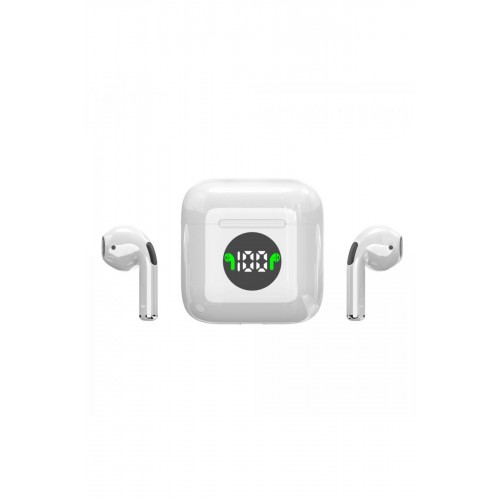 Konfulon BTS-12 Kablosuz Airpods Kulaklık - Beyaz