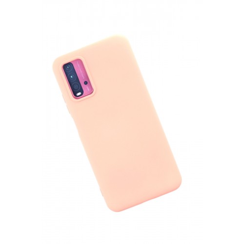 Newface Xiaomi Redmi Note 9 4G Kılıf Nano içi Kadife Silikon - Pudra Newface Xiaomi Redmi Note 9 4G Kılıf Nano içi Kadife Silikon - Pudra