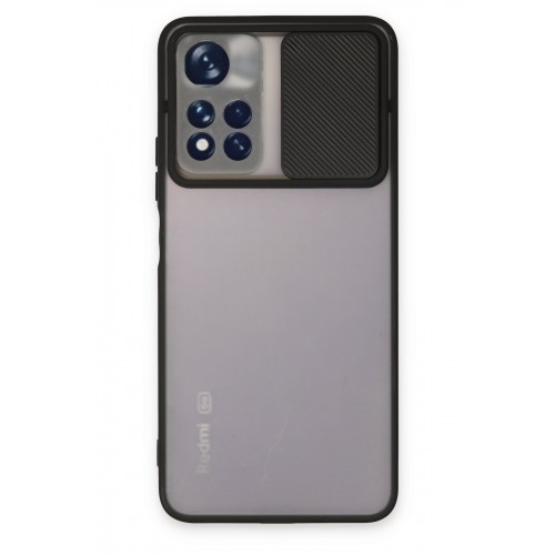 Newface Xiaomi Redmi Note 11T Kılıf Palm Buzlu Kamera Sürgülü Silikon - Siyah Newface Xiaomi Redmi Note 11T Kılıf Palm Buzlu Kamera Sürgülü Silikon - Siyah