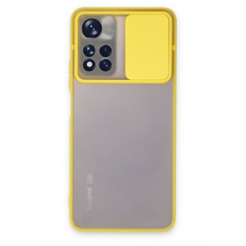 Newface Xiaomi Redmi Note 11 Pro Plus 5G Kılıf Palm Buzlu Kamera Sürgülü Silikon - Sarı Newface Xiaomi Redmi Note 11 Pro Plus 5G Kılıf Palm Buzlu Kamera Sürgülü Silikon - Sarı