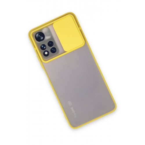 Newface Xiaomi Redmi Note 11 Pro Plus 5G Kılıf Palm Buzlu Kamera Sürgülü Silikon - Sarı Newface Xiaomi Redmi Note 11 Pro Plus 5G Kılıf Palm Buzlu Kamera Sürgülü Silikon - Sarı
