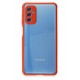 Newface Samsung Galaxy M52 5G Kılıf Miami Şeffaf Silikon - Kırmızı Newface Samsung Galaxy M52 5G Kılıf Miami Şeffaf Silikon - Kırmızı