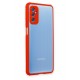 Newface Samsung Galaxy M52 5G Kılıf Miami Şeffaf Silikon - Kırmızı Newface Samsung Galaxy M52 5G Kılıf Miami Şeffaf Silikon - Kırmızı