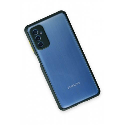 Newface Samsung Galaxy M52 5G Kılıf Miami Şeffaf Silikon - Koyu Yeşil Newface Samsung Galaxy M52 5G Kılıf Miami Şeffaf Silikon - Koyu Yeşil