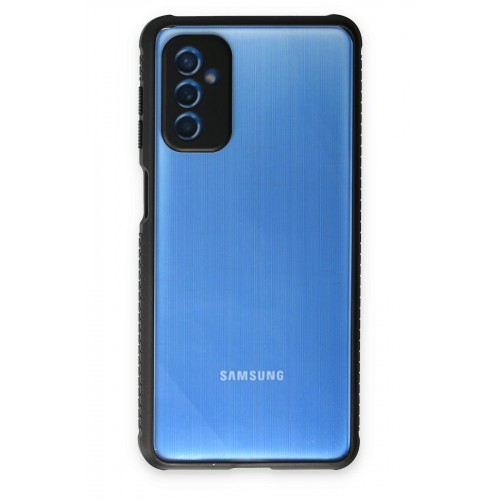 Newface Samsung Galaxy M52 5G Kılıf Miami Şeffaf Silikon - Siyah Newface Samsung Galaxy M52 5G Kılıf Miami Şeffaf Silikon - Siyah