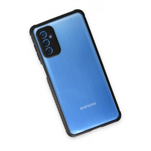Newface Samsung Galaxy M52 5G Kılıf Miami Şeffaf Silikon - Siyah Newface Samsung Galaxy M52 5G Kılıf Miami Şeffaf Silikon - Siyah