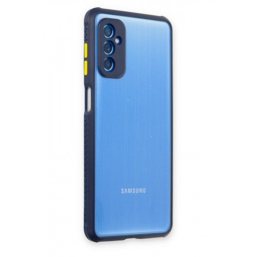 Newface Samsung Galaxy M52 5G Kılıf Miami Şeffaf Silikon - Lacivert Newface Samsung Galaxy M52 5G Kılıf Miami Şeffaf Silikon - Lacivert