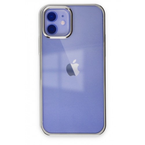 Newface iPhone 12 Kılıf Element Silikon - Gümüş Newface iPhone 12 Kılıf Element Silikon - Gümüş