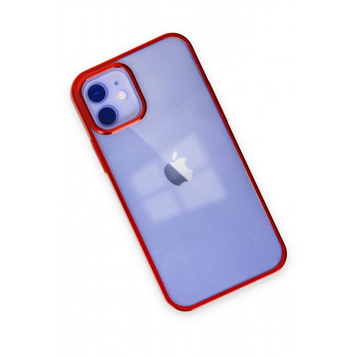 Newface iPhone 12 Kılıf Element Silikon - Kırmızı Newface iPhone 12 Kılıf Element Silikon - Kırmızı