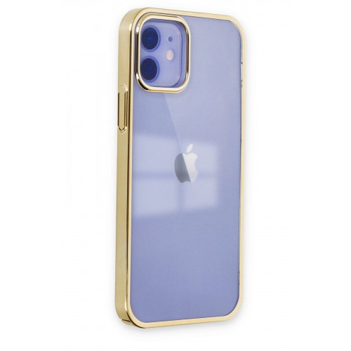 Newface iPhone 12 Kılıf Element Silikon - Gold Newface iPhone 12 Kılıf Element Silikon - Gold