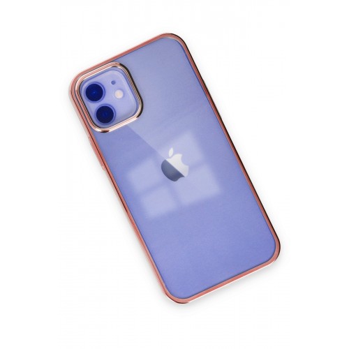 Newface iPhone 12 Kılıf Element Silikon - Pembe Newface iPhone 12 Kılıf Element Silikon - Pembe