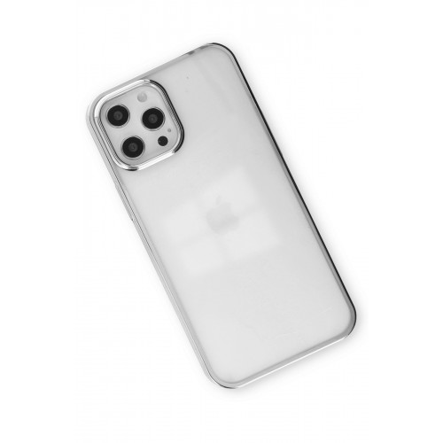 Newface iPhone 12 Pro Max Kılıf Element Silikon - Gümüş Newface iPhone 12 Pro Max Kılıf Element Silikon - Gümüş