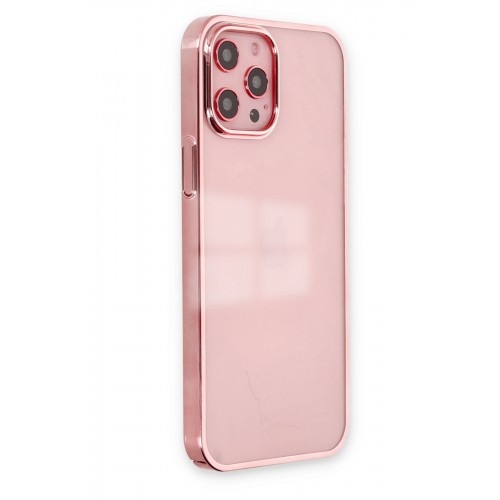 Newface iPhone 12 Pro Max Kılıf Element Silikon - Pembe Newface iPhone 12 Pro Max Kılıf Element Silikon - Pembe