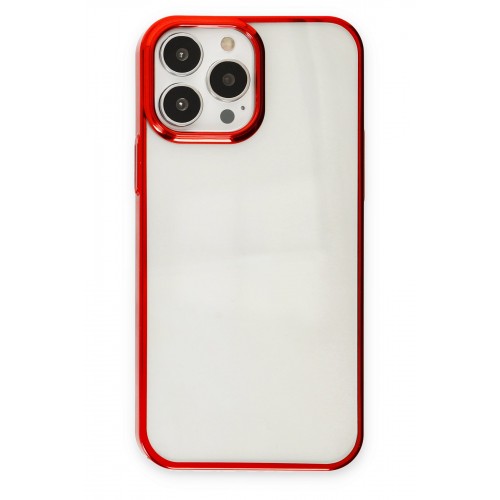 Newface iPhone 13 Pro Kılıf Element Silikon - Kırmızı
