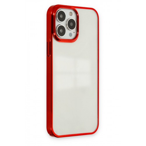 Newface iPhone 13 Pro Max Kılıf Element Silikon - Kırmızı Newface iPhone 13 Pro Max Kılıf Element Silikon - Kırmızı