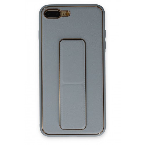 Newface iPhone 7 Plus Kılıf Coco Deri Standlı Kapak - Sky Blue Newface iPhone 7 Plus Kılıf Coco Deri Standlı Kapak - Sky Blue