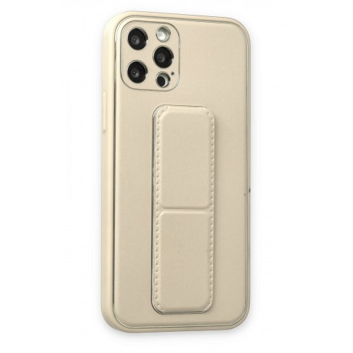Newface iPhone 12 Pro Kılıf Coco Deri Standlı Kapak - Beyaz Newface iPhone 12 Pro Kılıf Coco Deri Standlı Kapak - Beyaz