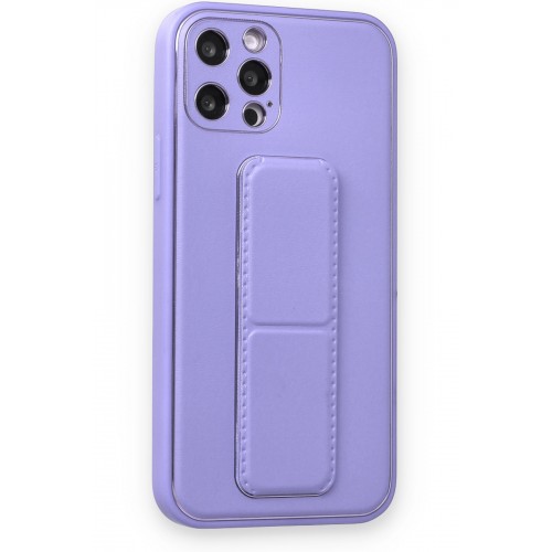 Newface iPhone 12 Pro Kılıf Coco Deri Standlı Kapak - Koyu Lila Newface iPhone 12 Pro Kılıf Coco Deri Standlı Kapak - Koyu Lila