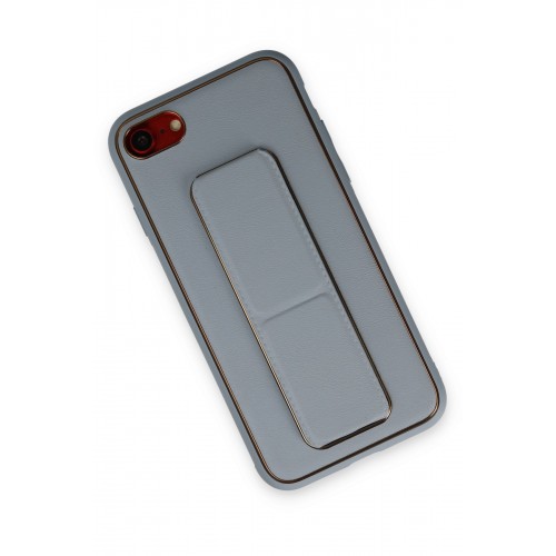 Newface iPhone SE 2020 Kılıf Coco Deri Standlı Kapak - Sky Blue Newface iPhone SE 2020 Kılıf Coco Deri Standlı Kapak - Sky Blue