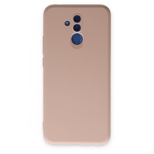 Newface Huawei Mate 20 Lite Kılıf Nano içi Kadife Silikon - Pudra Newface Huawei Mate 20 Lite Kılıf Nano içi Kadife Silikon - Pudra