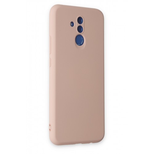 Newface Huawei Mate 20 Lite Kılıf Nano içi Kadife Silikon - Pudra Newface Huawei Mate 20 Lite Kılıf Nano içi Kadife Silikon - Pudra